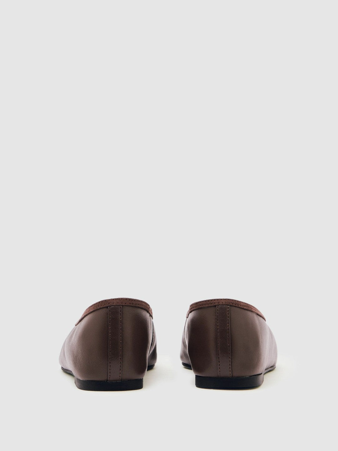 Nappa Leather Ballet Flats Brown | Women