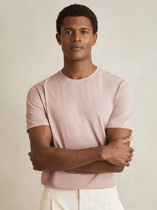 Cotton Crew Neck T-Shirt  | Men
