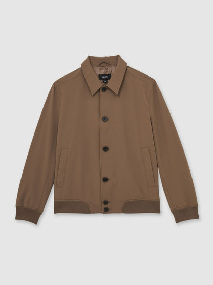 Technical Button Through Jacket Chestnut Brown | Men
