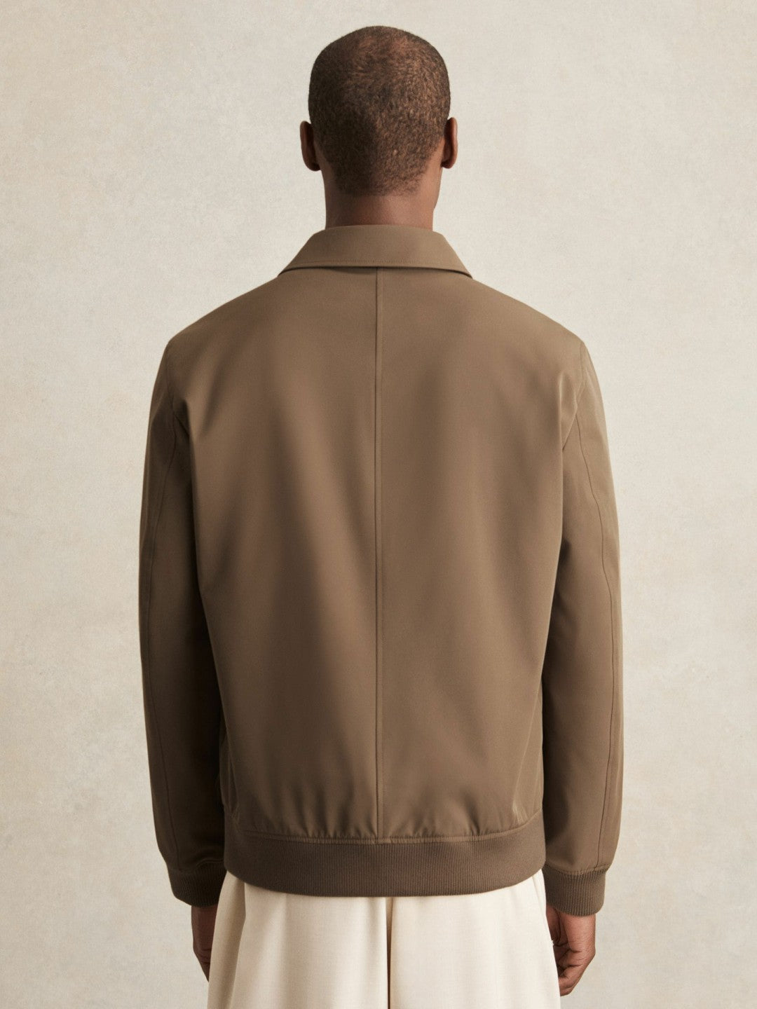Technical Button Through Jacket Chestnut Brown | Men