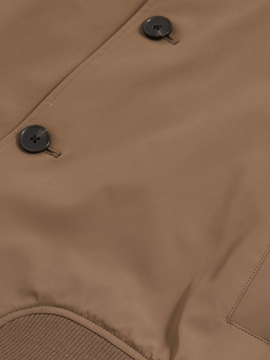 Technical Button Through Jacket Chestnut Brown | Men