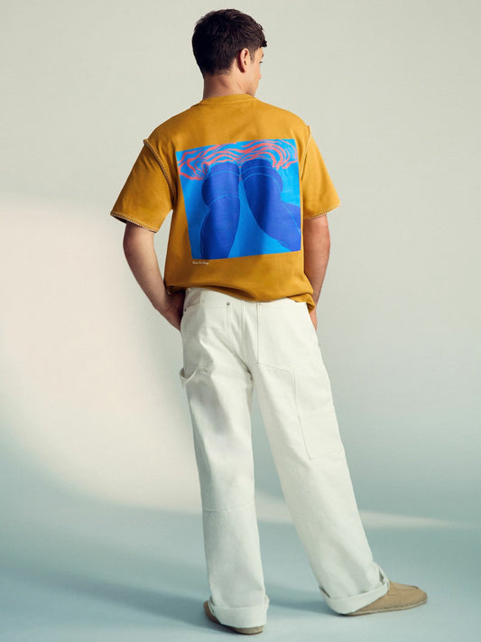 | Tom Daley Graphic-Print T-Shirt Yellow | Men