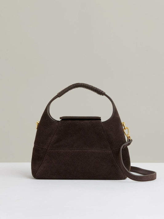 Suede Shoulder Bag Chocolate | Women