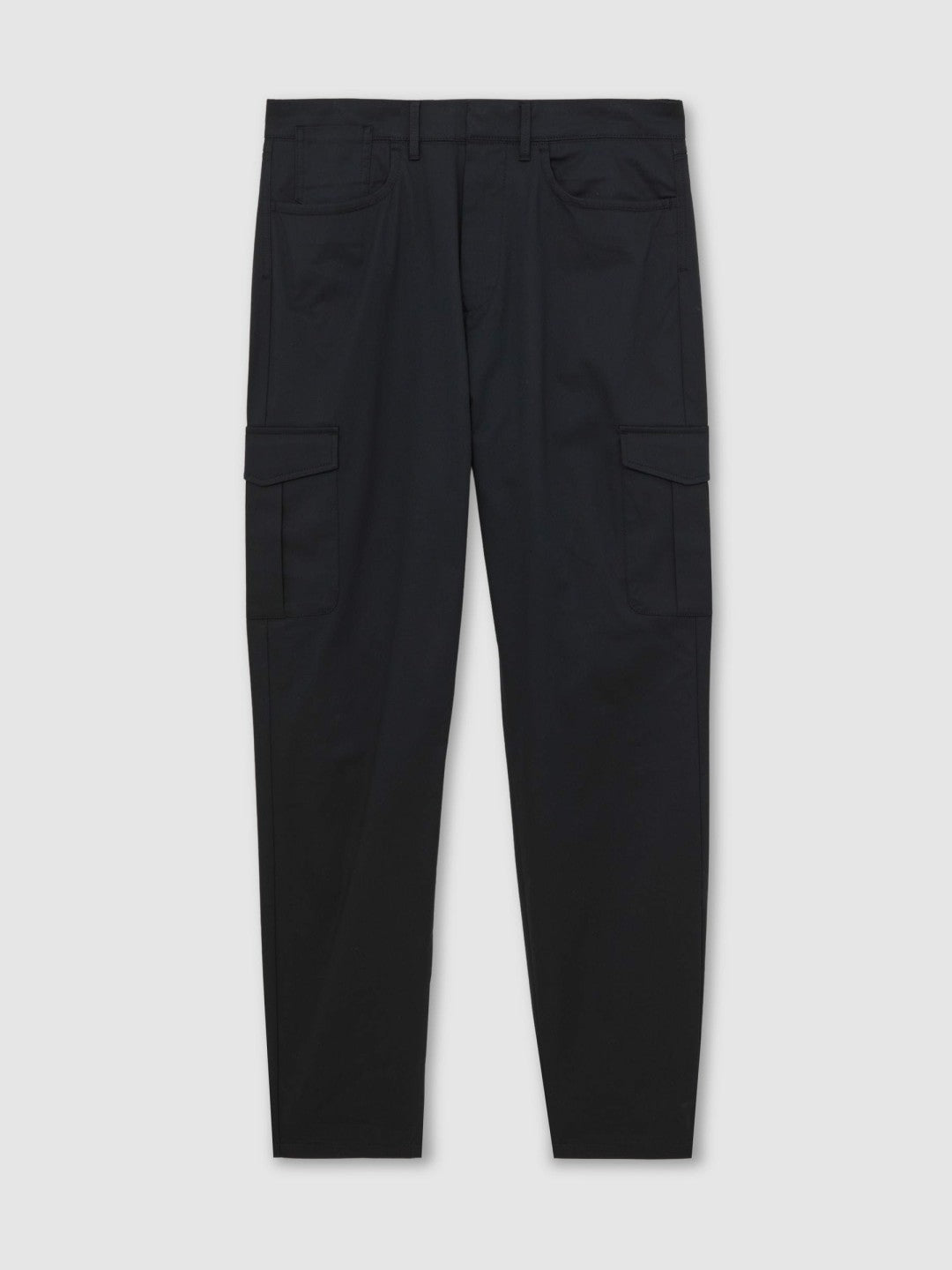 Cotton-Lyocell Cargo Trousers Navy | Men