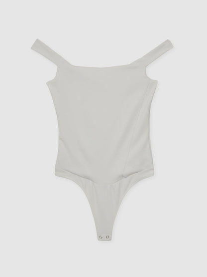 Scuba Corset Bodysuit White | Women