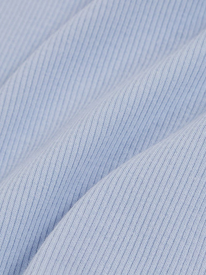 3-9 yrs Stretch-Cotton Ribbed Vest Blue | Children & Baby