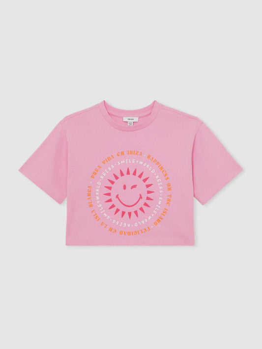 4-9 yrs SmileyWorld | Sun-Print T-Shirt Pink | Children & Baby