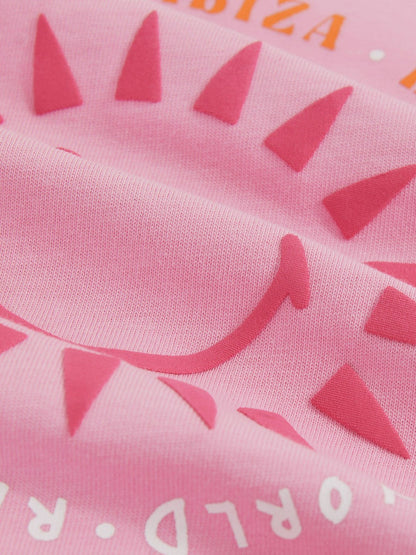 4-9 yrs SmileyWorld | Sun-Print T-Shirt Pink | Children & Baby