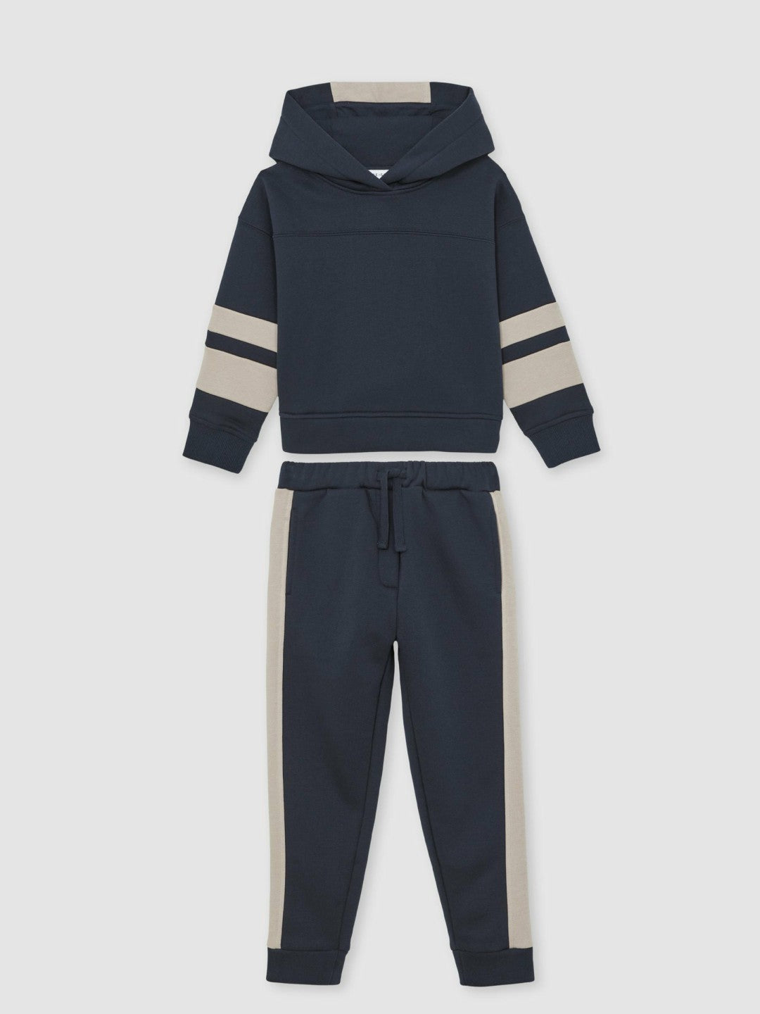 Cotton-Blend Joggers and Hoodie Set Navy | Children & Baby