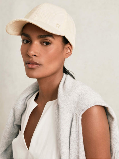Waffle-Knit Baseball Cap Neutral | Women