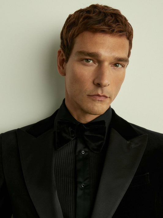 Velvet Bow Tie Black | Men