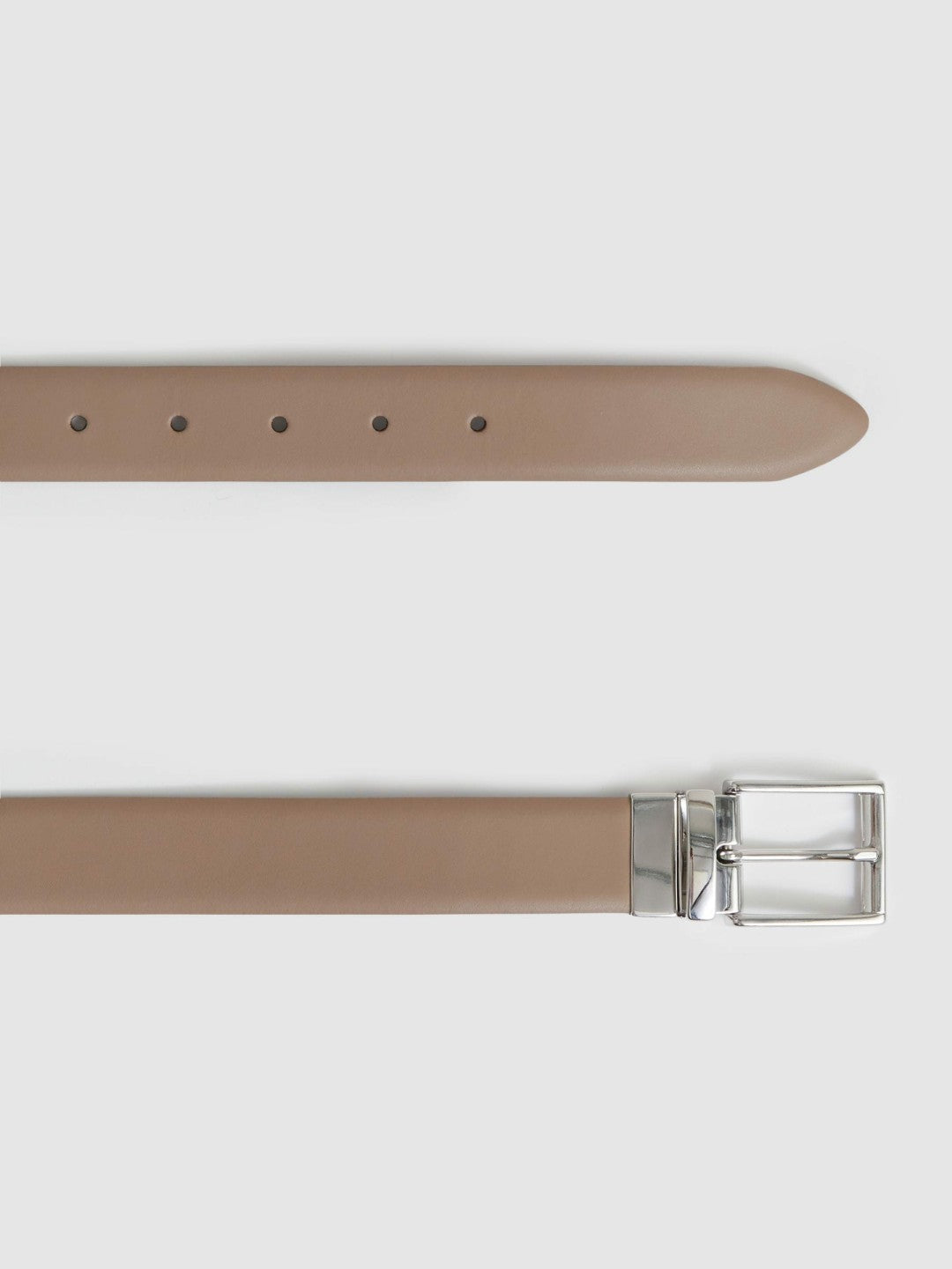 Reversible Leather Belt Dark Stone/Navy | Men