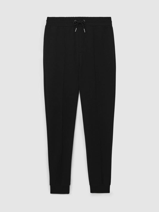 Interlock Drawstring Joggers Black | Men