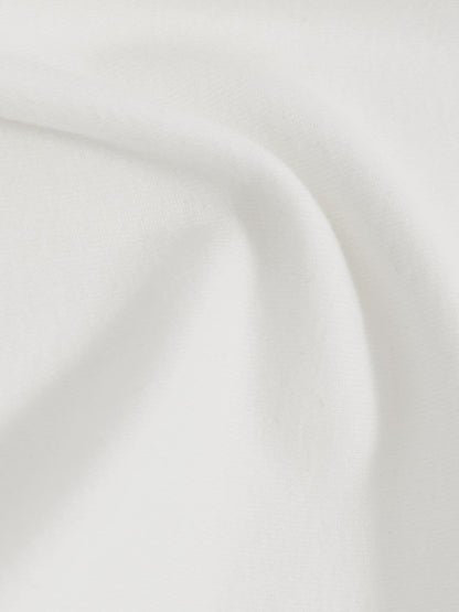 Stretch Cotton V-Neck T-Shirt White | Women