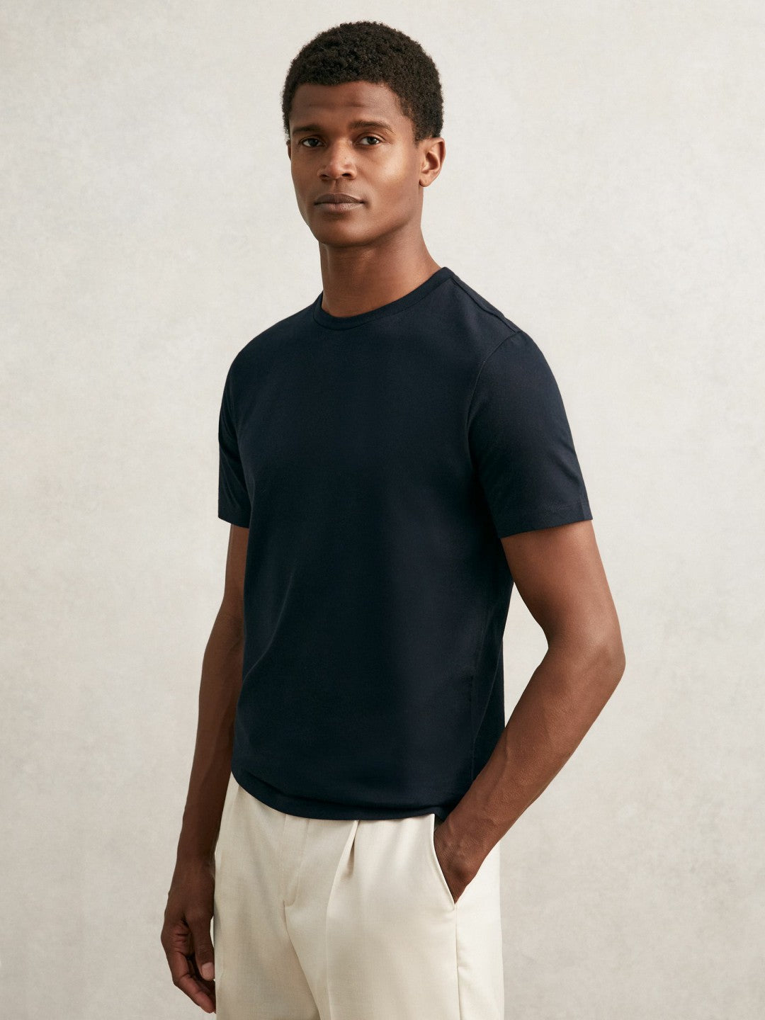 T-Shirts 3 Pack White/Navy/Dark Sage Green | Men