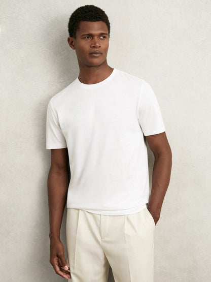 T-Shirts 3 Pack White/Navy/Dark Sage Green | Men