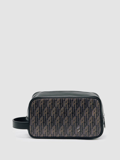 Coated Canvas Monogram Wash Bag Grey Multi | Men