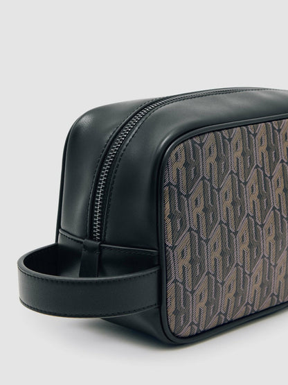 Coated Canvas Monogram Wash Bag Grey Multi | Men