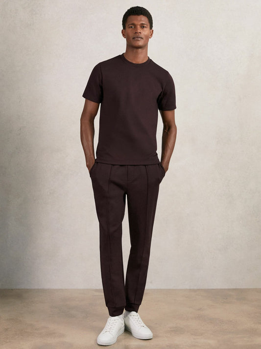 Interlock Drawstring Joggers Cherry Red | Men