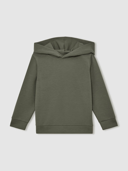 3-9 yrs Interlock Jersey Hoodie Dark Sage | Children & Baby