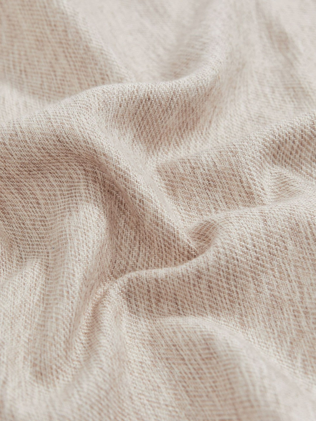 Wool Silk Textured Pocket Square Oatmeal | Men