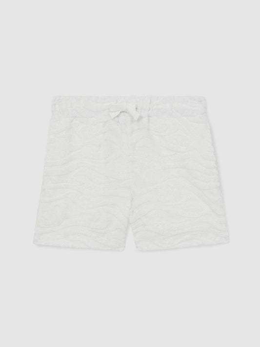 3-9 yrs SmileyWorld Wave Texture Shorts White | Children & Baby