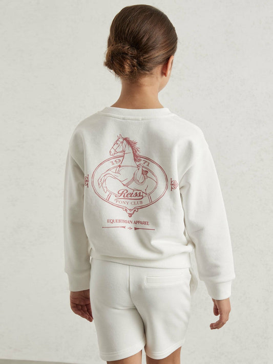 Pony Club Sweatshirt and Shorts Set Ecru | Children & Baby
