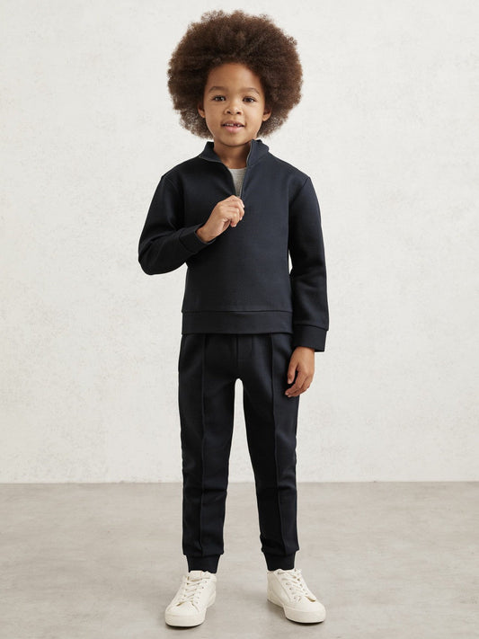 3-9 yrs Interlock Sweatshirt and Trousers Set Navy Blue | Children & Baby