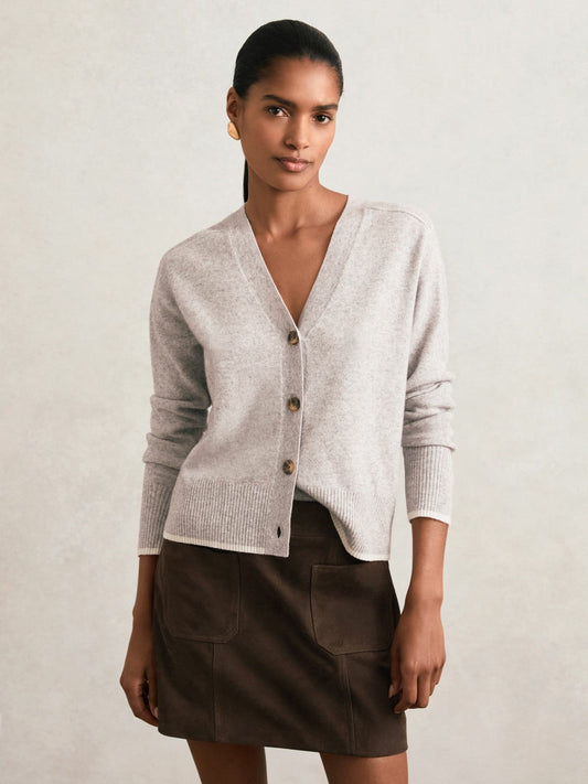 Mini Suede Patch Pocket Skirt Chocolate Brown | Women