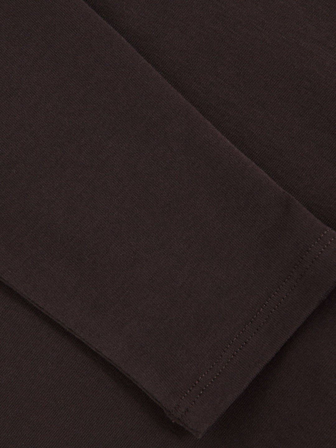 Cotton Crew-Neck Long-Sleeve T-Shirt With Stretch Plum Purple | Women