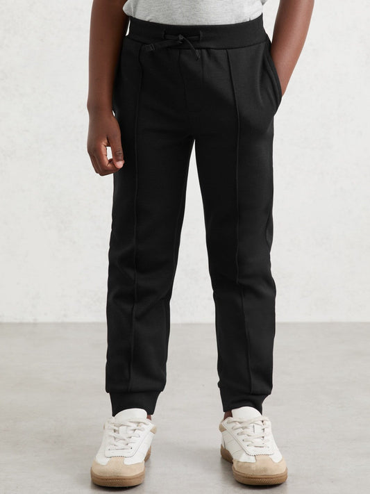 9-13 yrs Interlock Drawstring Joggers Black | Children & Baby