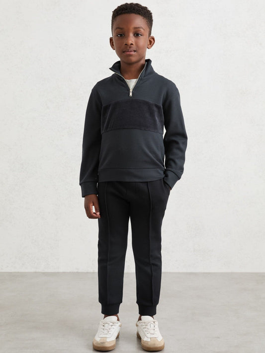 3-9 yrs Interlock Drawstring Joggers Navy Blue | Children & Baby