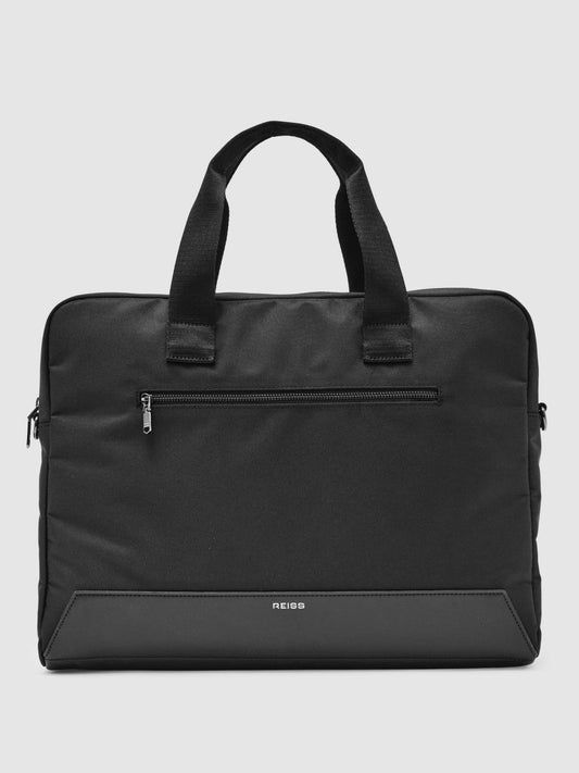 Woven Briefcase Black | Men