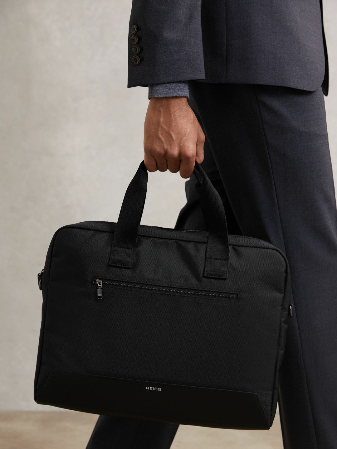Woven Briefcase Black | Men