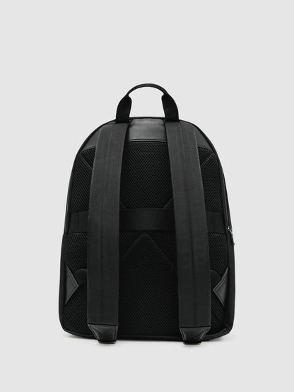 Woven Zipped Backpack Black | Men