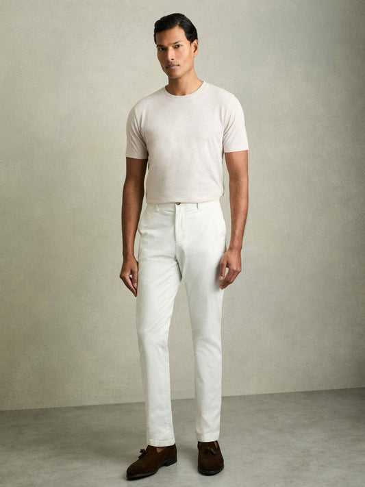 Cotton Crew Neck T-Shirt  | Men