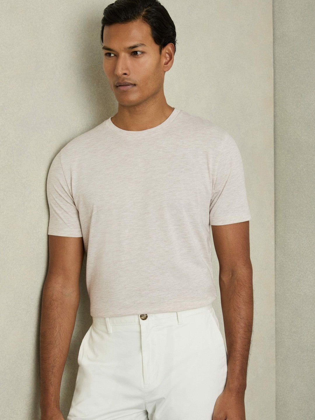 Cotton Crew Neck T-Shirt  | Men