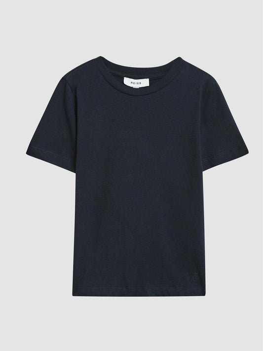 4-9 yrs Crew Neck T-Shirt Navy | Children & Baby