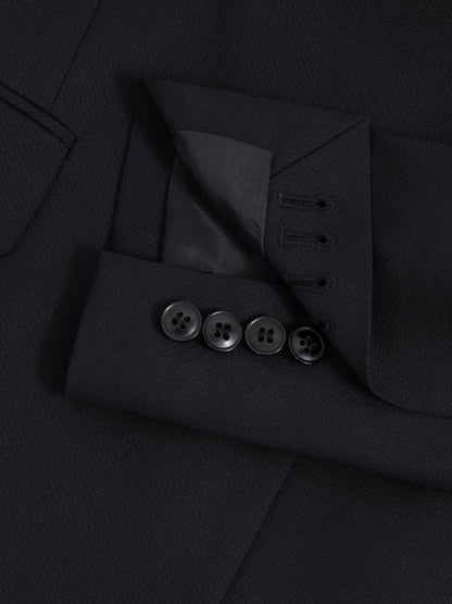 Petite Single Breasted Suit Blazer Navy | Women