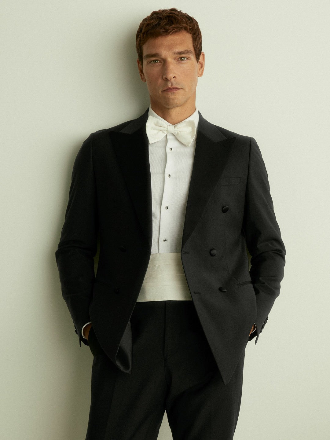 Silk Cummerbund Ivory | Men