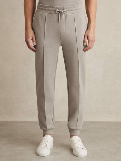 Drawstring Jersey Joggers Taupe | Men