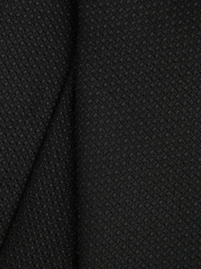 Textured Silk Blend Tie Black | Men