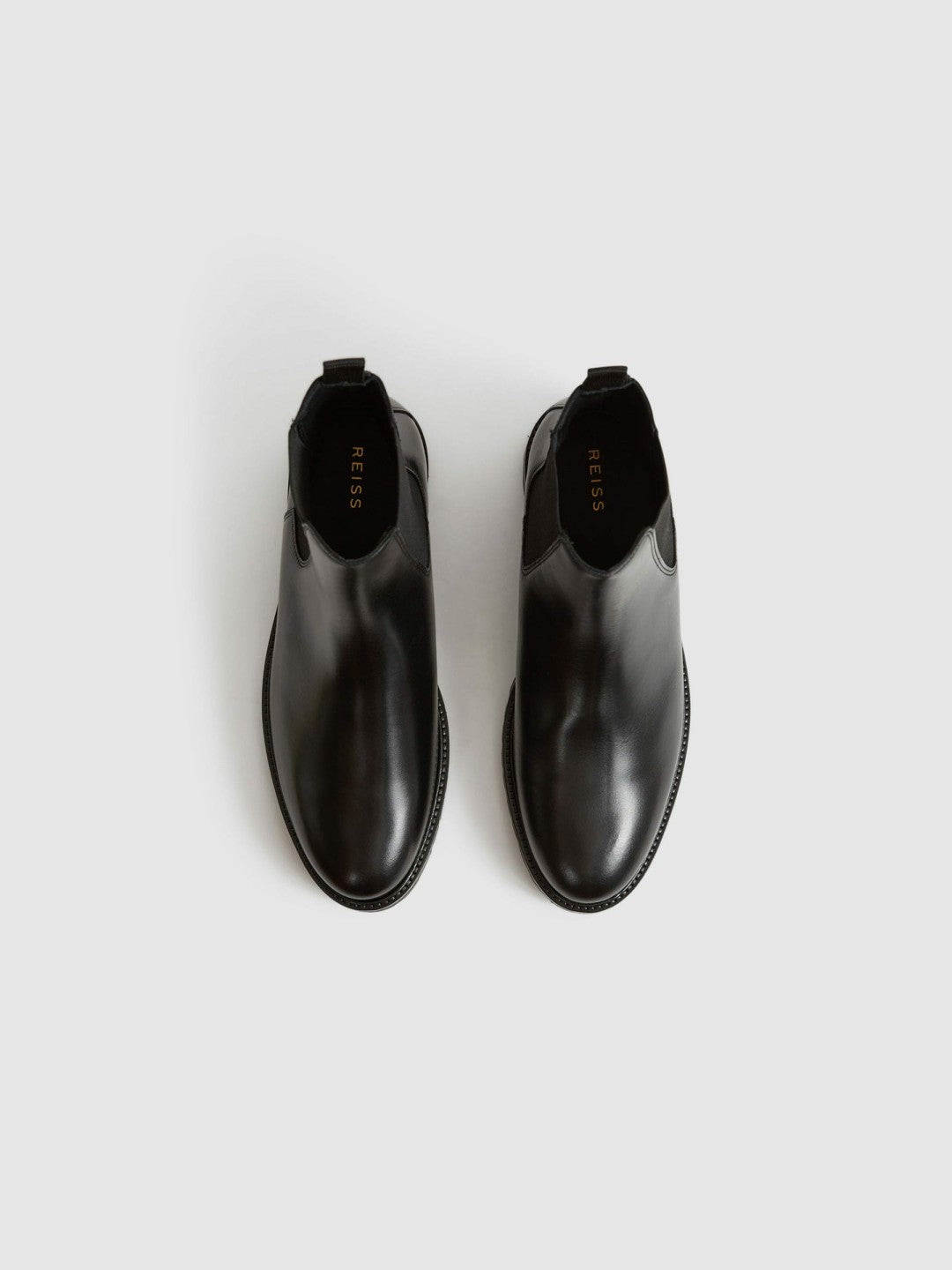 Leather Chelsea Boots Black | Men
