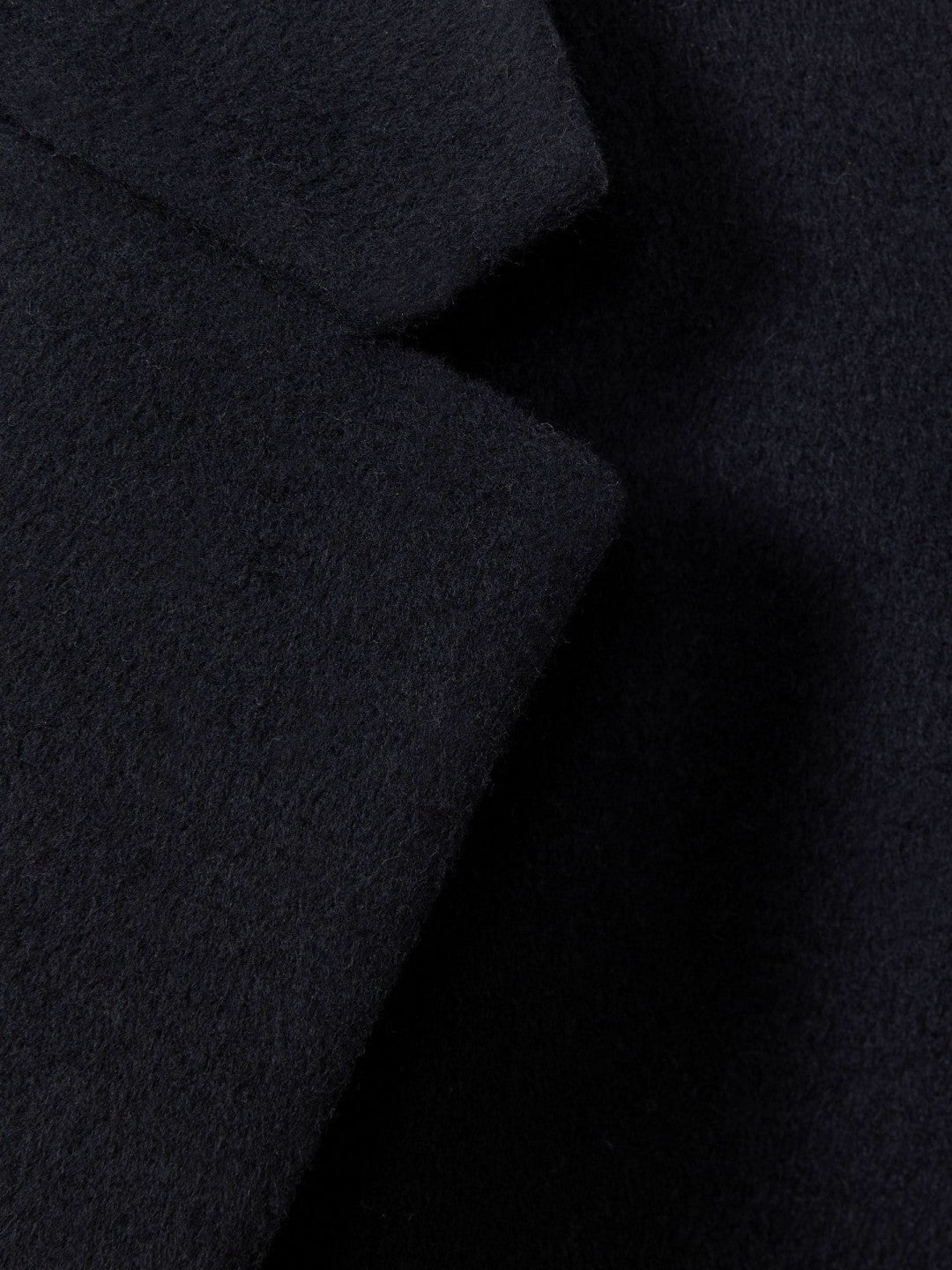 Wool Blend Single Breasted Epsom Overcoat Navy | Men
