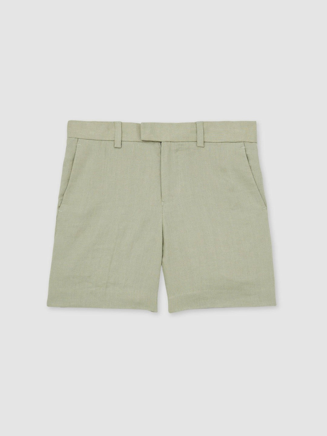 13-14 yrs Slim Fit Linen Adjustable Trousers Apple | Children & Baby