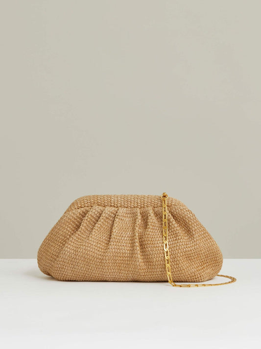 Raffia Clutch Bag Natural | Women