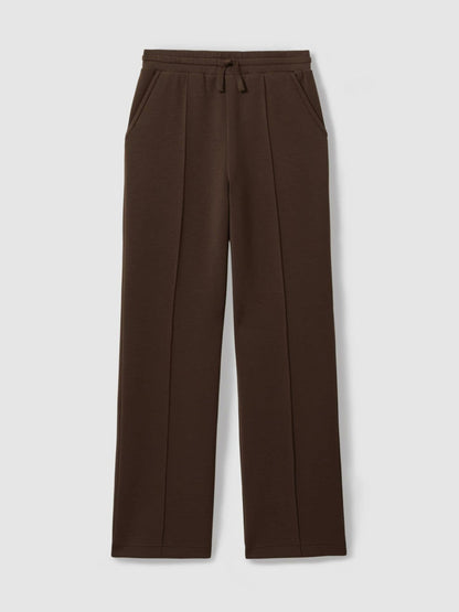 Interlock Wide-Leg Joggers Chocolate | Women