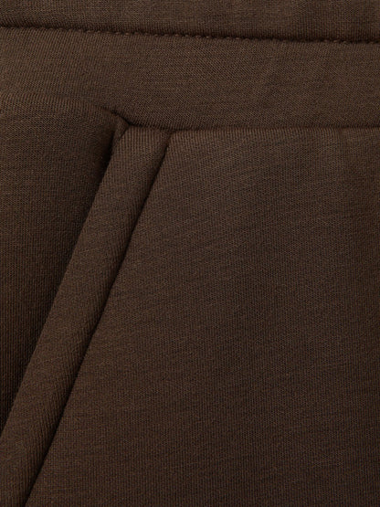 Interlock Wide-Leg Joggers Chocolate | Women