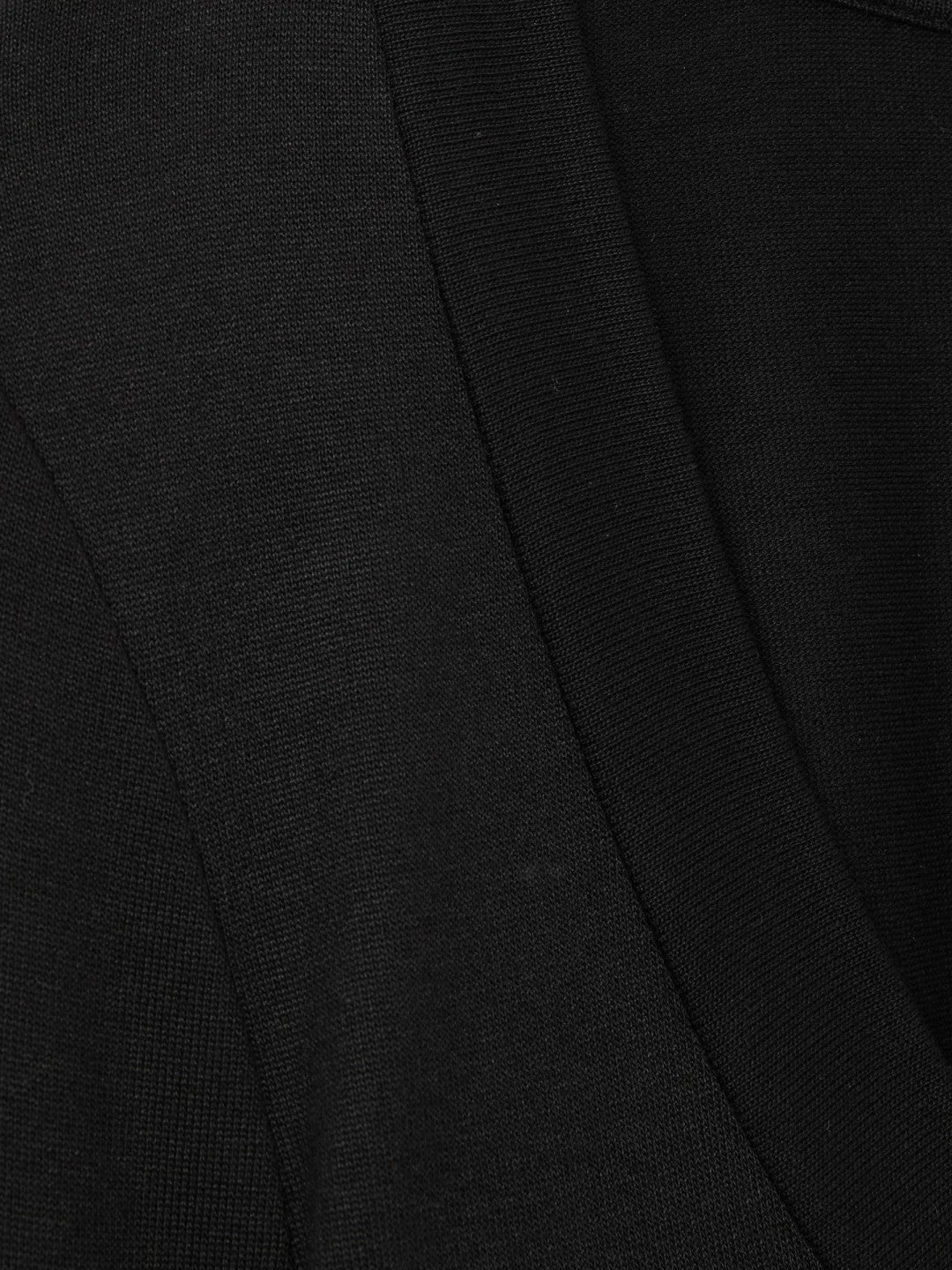 Jersey V-Neck Top Black | Women