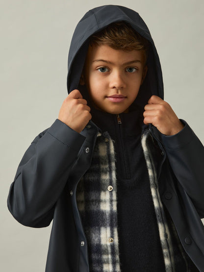 9-13 yrs Water Repellent Hooded Coat Navy | Children & Baby